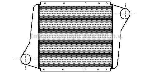 AVA QUALITY COOLING Kompressoriõhu radiaator RE4004